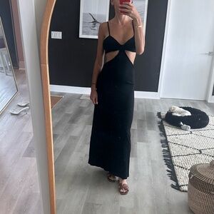 Sold on LUNA B black maxi dress in size S.